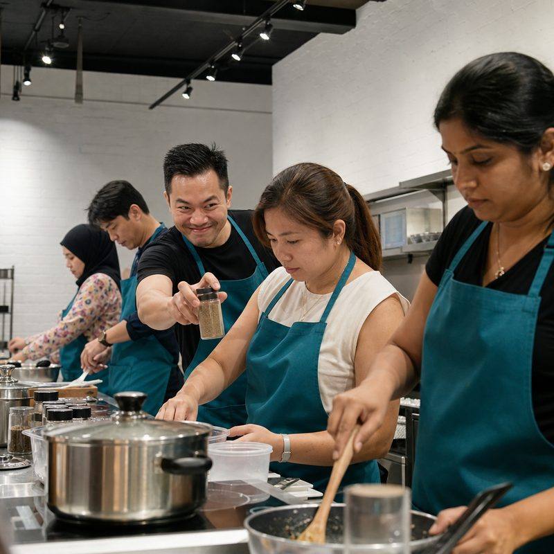 Assassin Chef cooking activity in Singapore