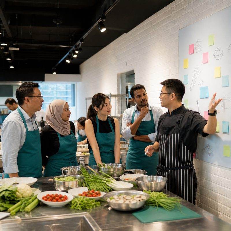 Custom baking team building programme in Singapore