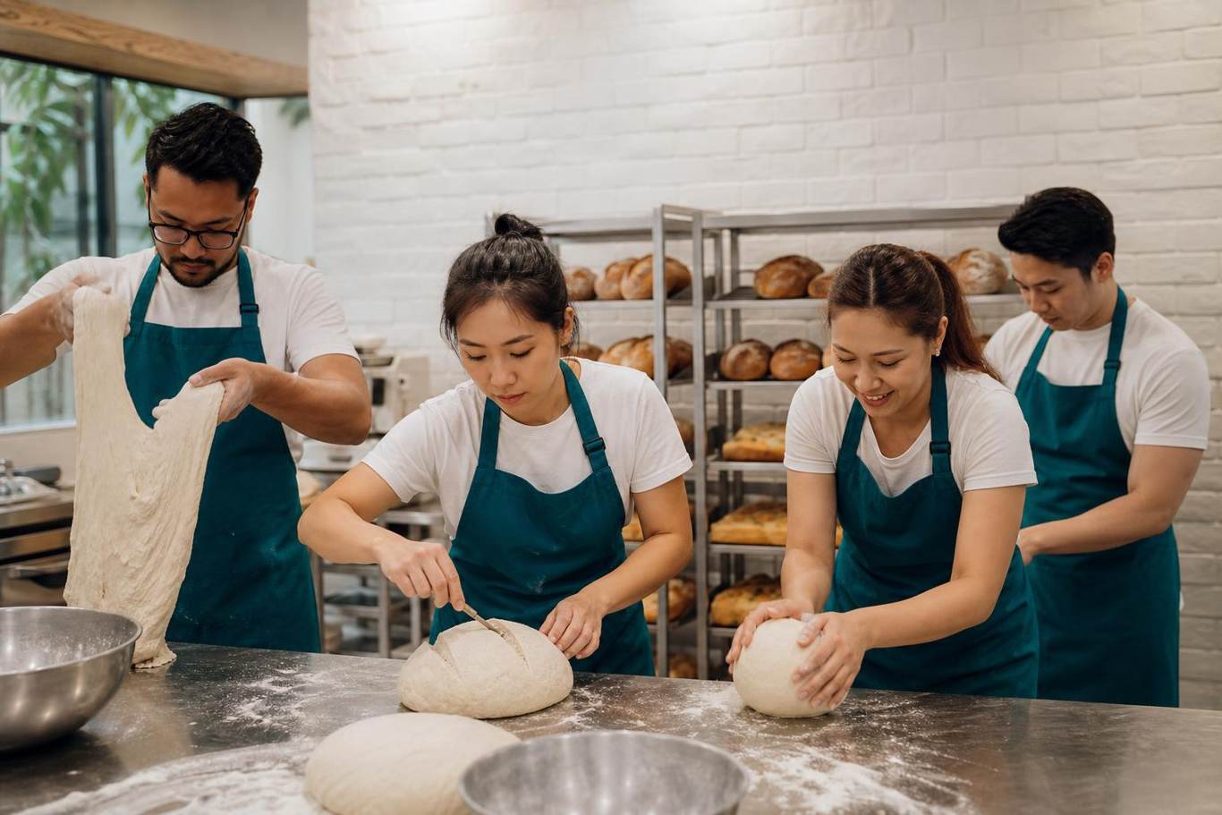 Bread masterclass for teams in Singapore