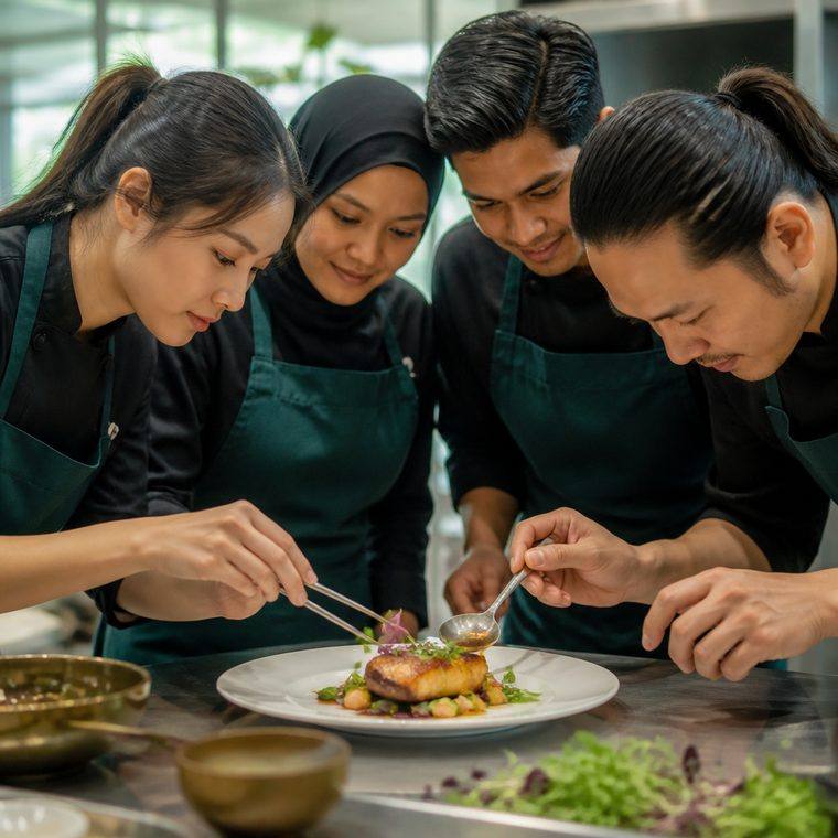 Michelin Star Chef cooking activity in Singapore