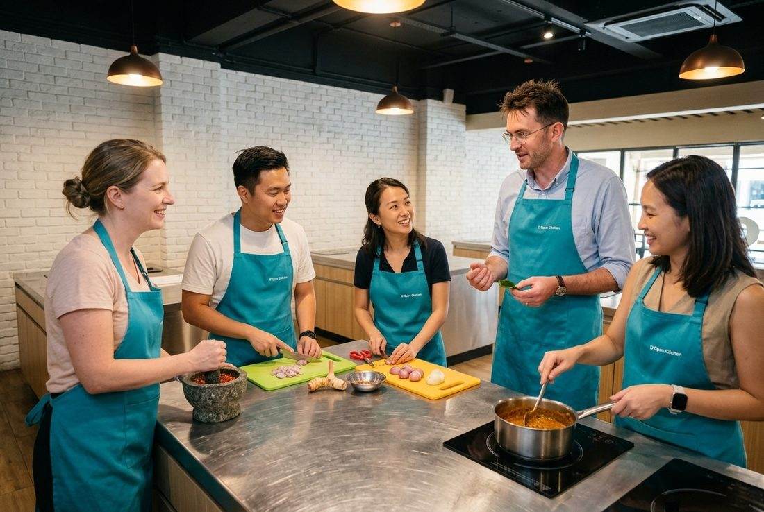Small group cooking class capped at 10 guests