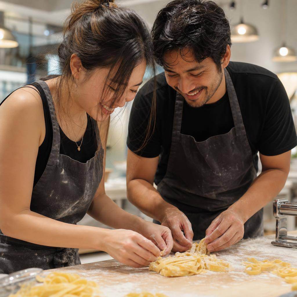 Pasta Making Date cooking activity in Singapore