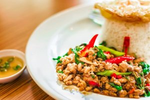 Thai Basil Pork Recipe Image