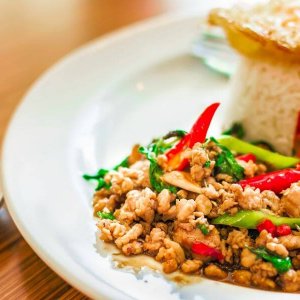 Thai Basil Pork Recipe Image
