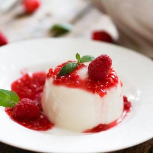 Cheater Panna Cotta made during sweet genuis class