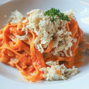 Crab Tagliatelle Italian Style Crab Meat Pasta Recipe