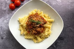 Fusilli Ragu Italian Pasta Dish Recipe