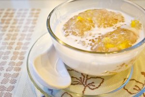 Gula Melaka Sago Pudding Recipe Image