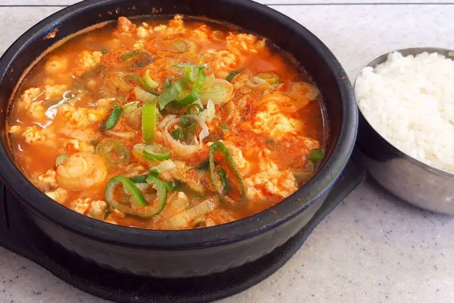 Korean Tofu Stew Soondubu Jjgae