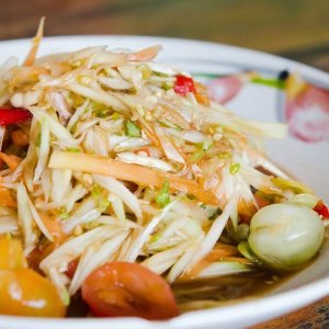 Som Tam Papaya Salad Recipe Image