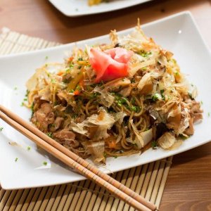 Yakisoba, Japanese Stir Fried Noodles