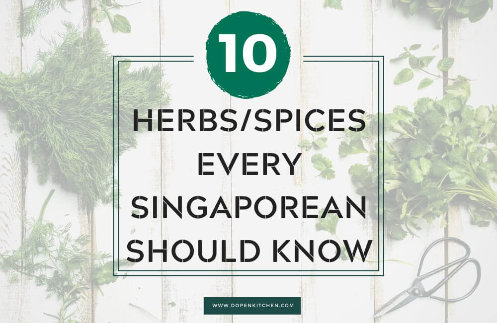 Herb and spices for cooking