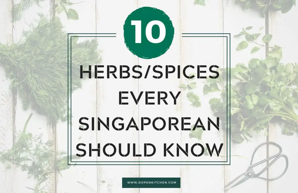 Herb and spices for cooking