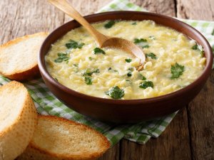 Stracciatella Soup