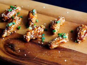 Korean Fried Chicken with Soy Glaze