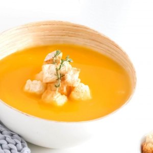 Cream of Roasted Pumpkin and Carrots