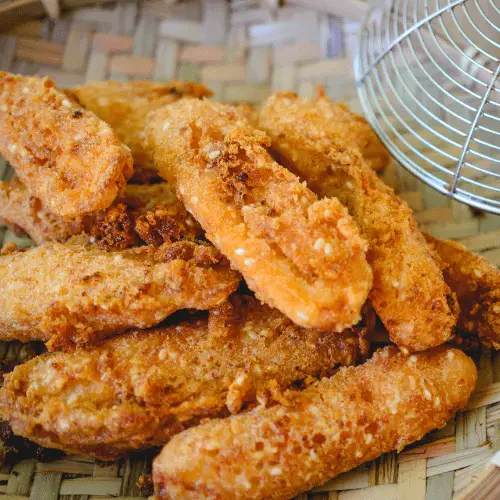 Thai Banana fritter with sesame