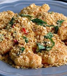 Cereal Prawns made during Singapore Cuisine Cooking Class