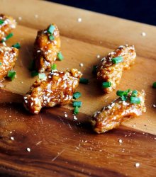 Korean Fried Chicken with Soy Glaze