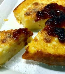 Quesada Pasiega made during D'open Kitchen cooking class