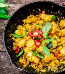 Salted Egg Yolk Chicken Recipe Image
