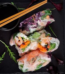 Vietnamese spring rolls