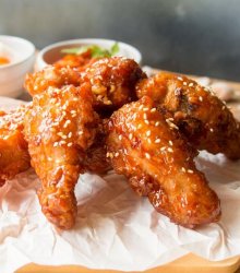 Korean Fried Chicken made during D'Open Kitchen Cooking Class
